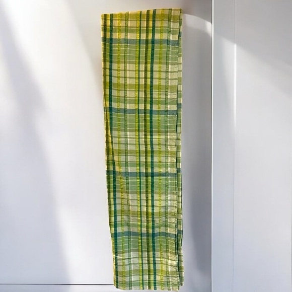 Crate & Barrel Garden Stripe Tablecloth 70x70 - Picture 1 of 10